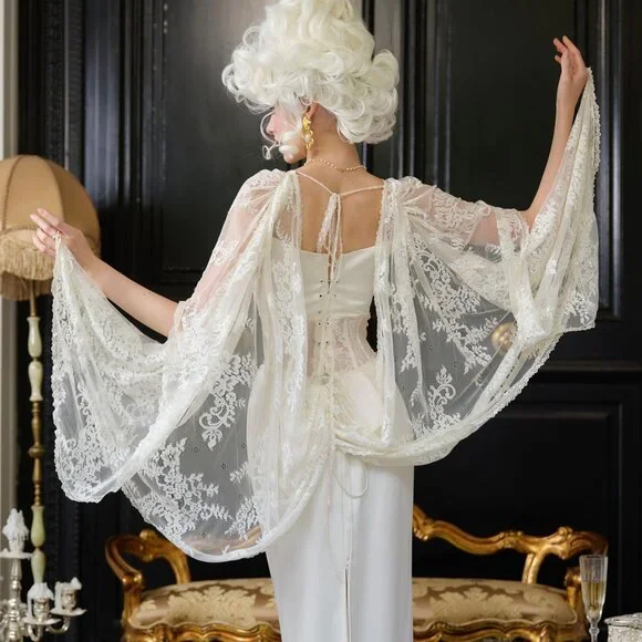 Victorian Style Strapless Corset Gown - Picture 7 of 9